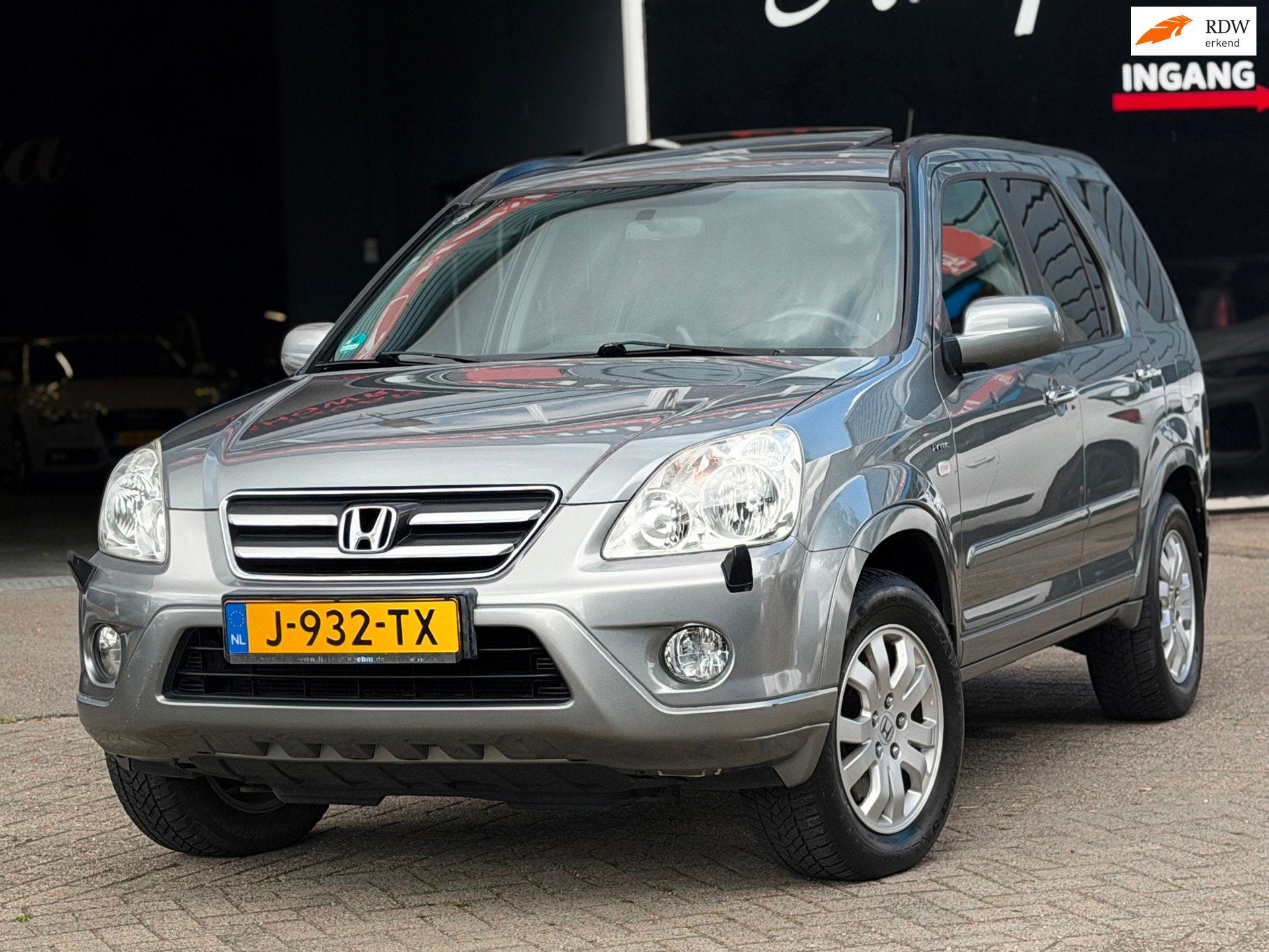 Honda CR-V 2.0i ES AUTOMAAT OPEN-DAK/LEDER/STOELVERW/CRUISE, Automaat, 1998 cc, Gebruikt, Zwart