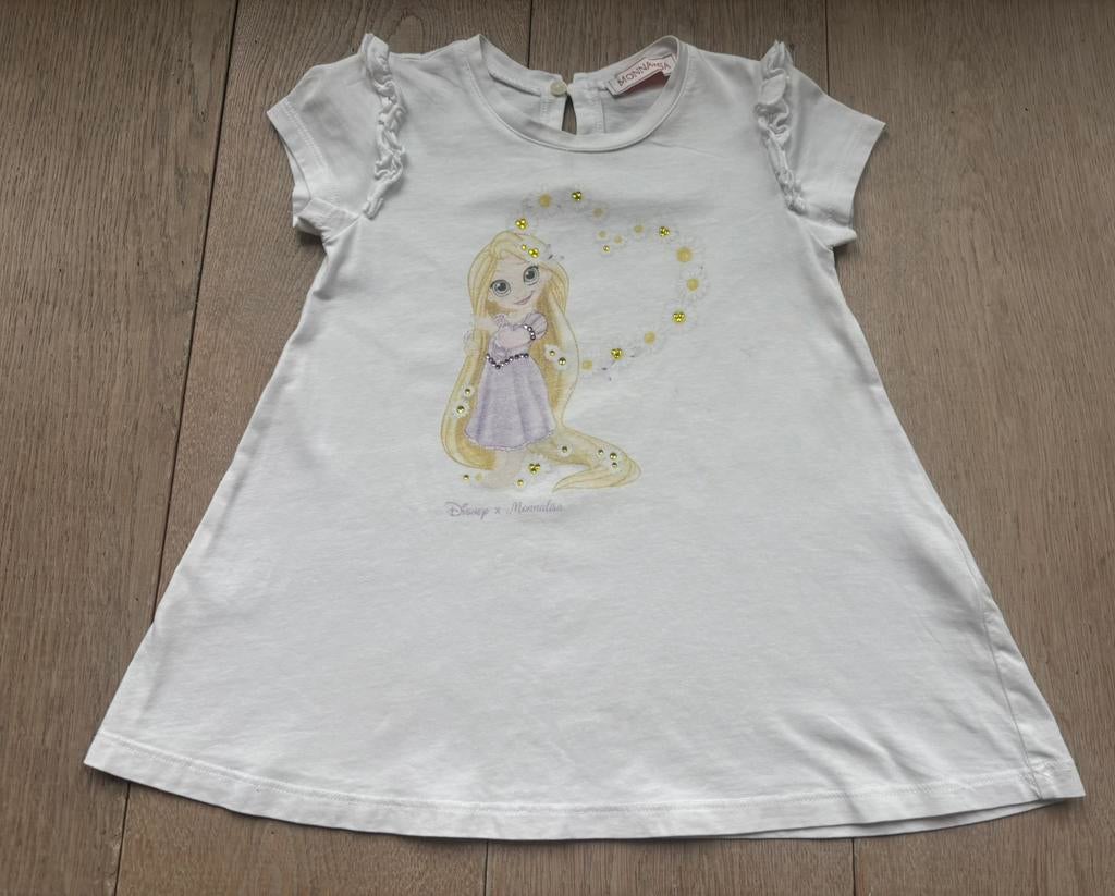 Monnalisa tuniek rapunzel maat 98 (3), Ophalen of Verzenden, Zo goed als nieuw, Meisje, Jurk of Rok
