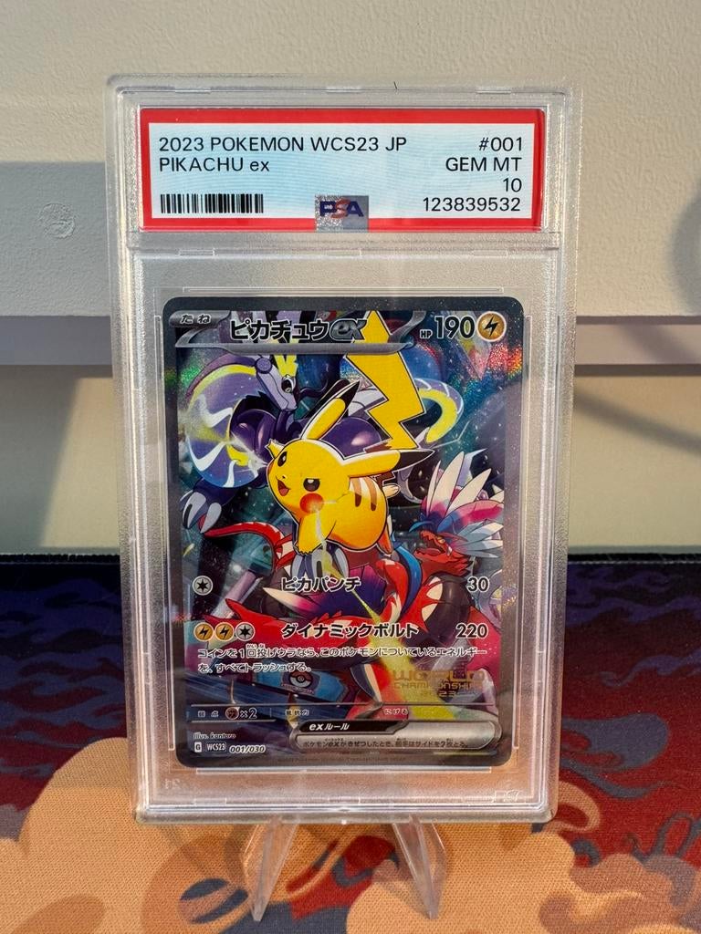 Pokémon | Pikachu | Japanese Exclusive! | PSA 10 | 001/030, Ophalen of Verzenden, Zo goed als nieuw