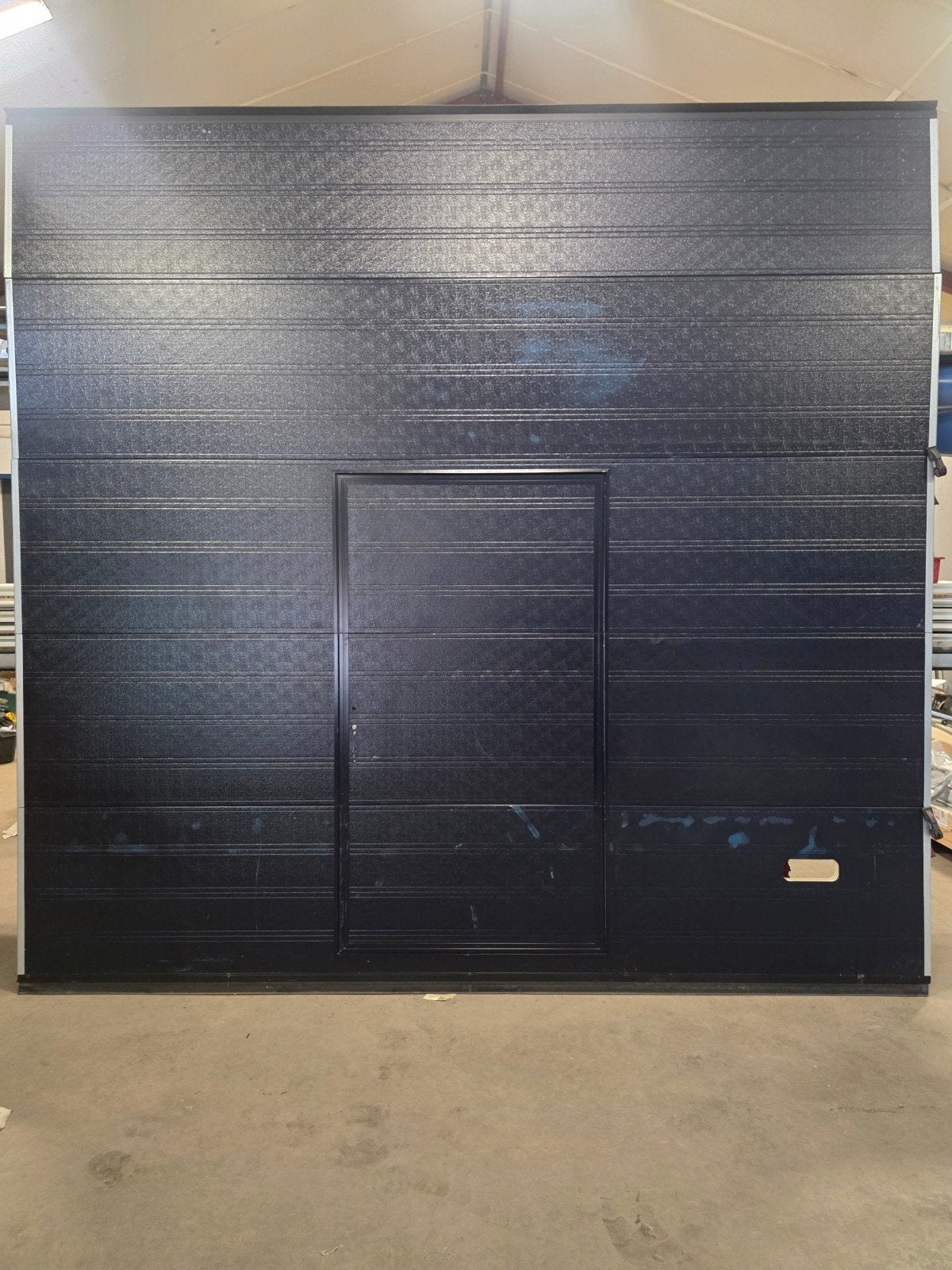 Nassau deurblad loopdeur 3550 x 3400, Doe-het-zelf en Verbouw, Deuren en Horren, Garagedeur, Ophalen of Verzenden, Vouwdeur, 120 cm of meer