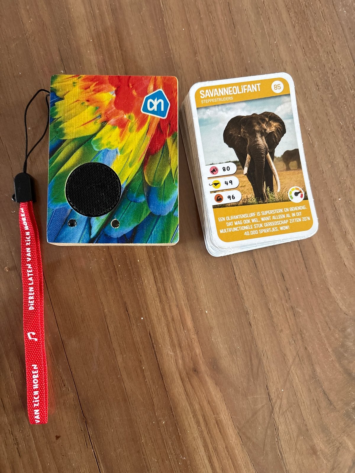 AH Soundbox met Dierenkaarten - Zo goed als nieuw, Ophalen, Zo goed als nieuw, Jongen of Meisje