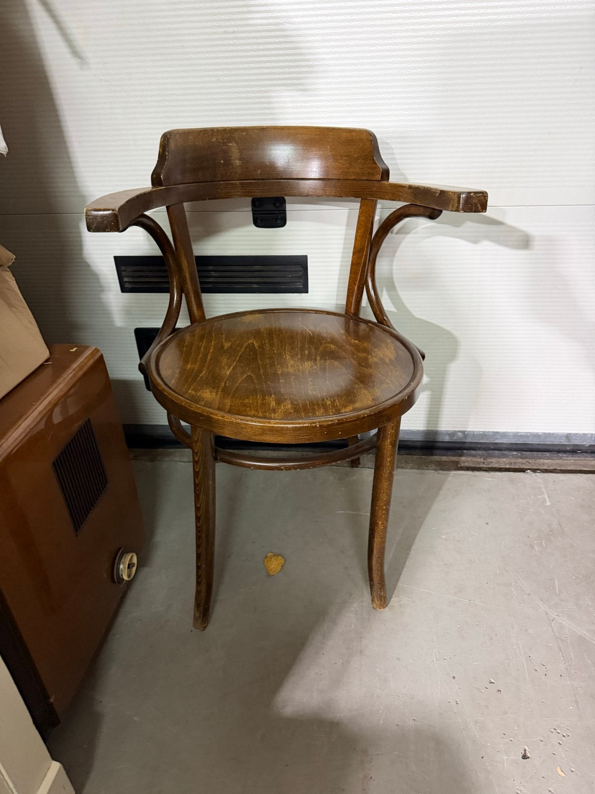 Antieke Thonet stoel met armleuningen, Ophalen of Verzenden