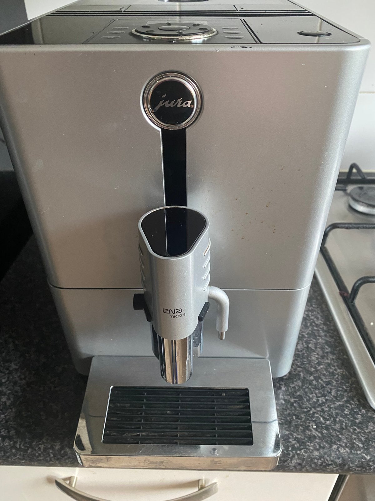 Jura Ena 9 micro, Witgoed en Apparatuur, Koffiezetapparaten, Ophalen, Gebruikt, Koffiemachine, Koffiebonen