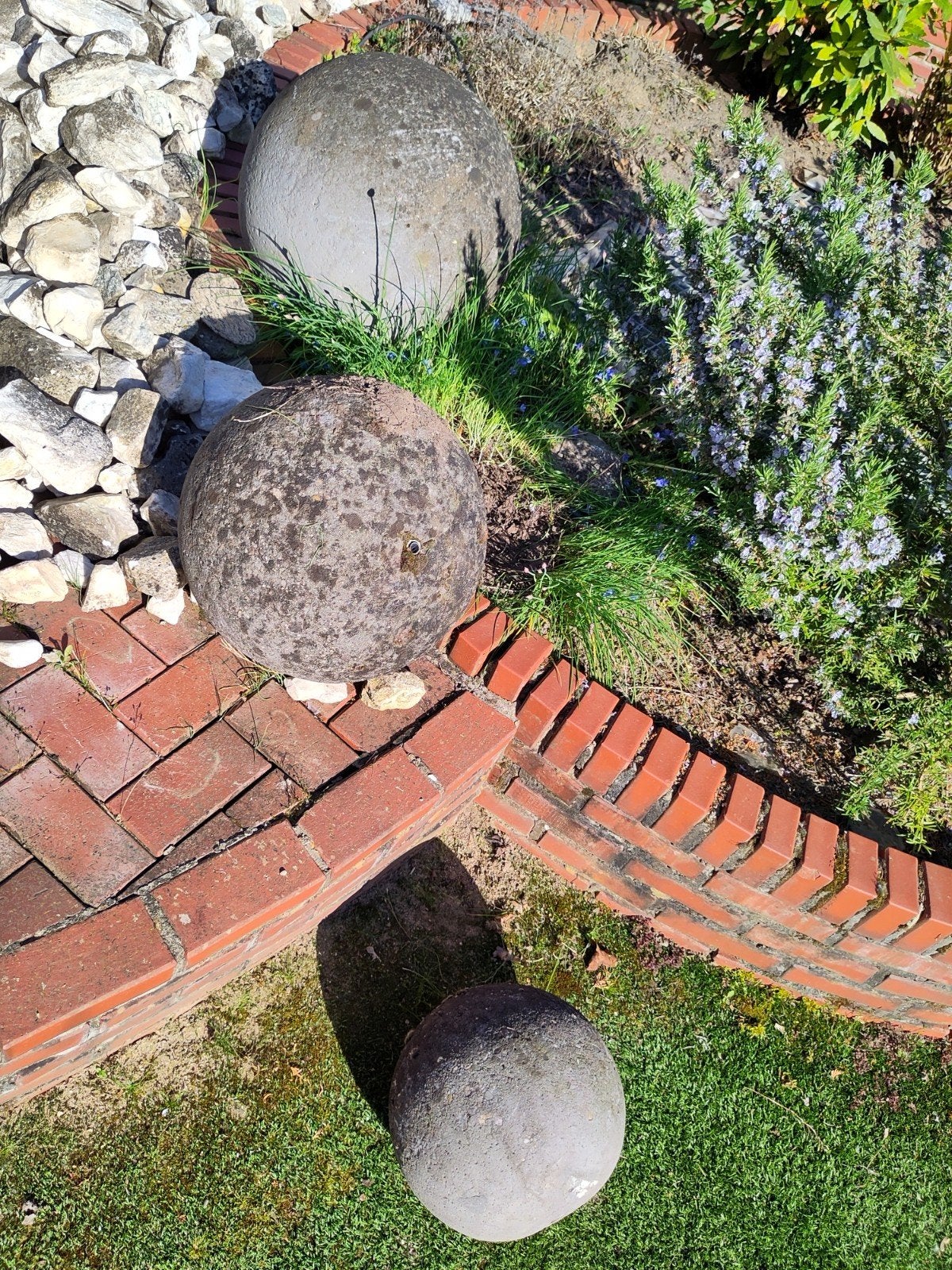 Betonnen bollen, ballen, Tuin en Terras, Ophalen, Gebruikt, Beton