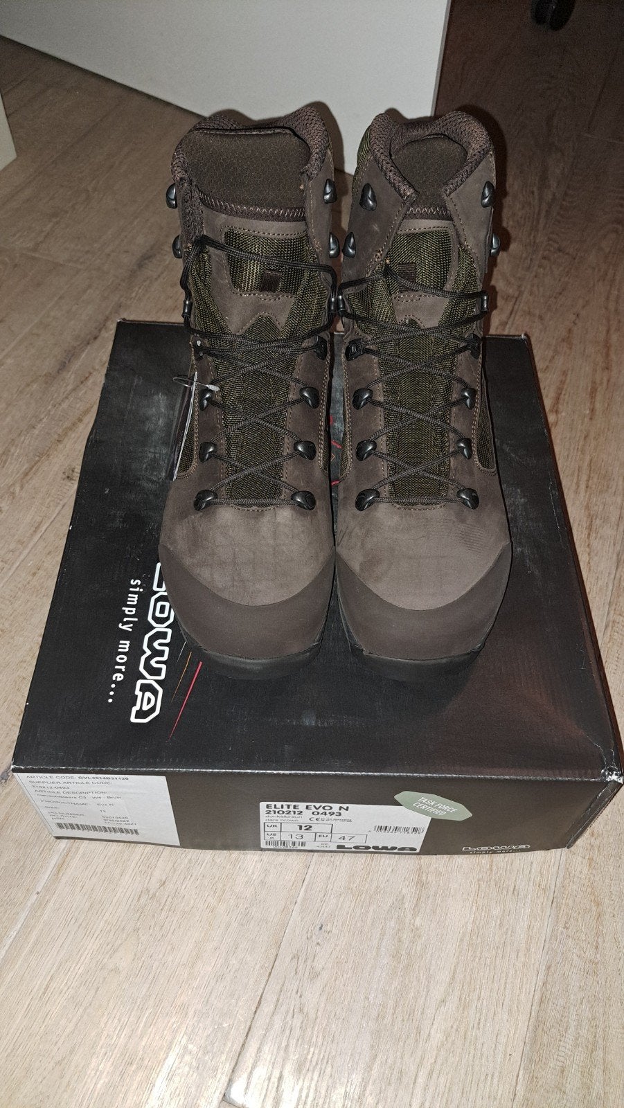 lowa elite evo n maat:47, Ophalen of Verzenden, Nieuw, Schoenen