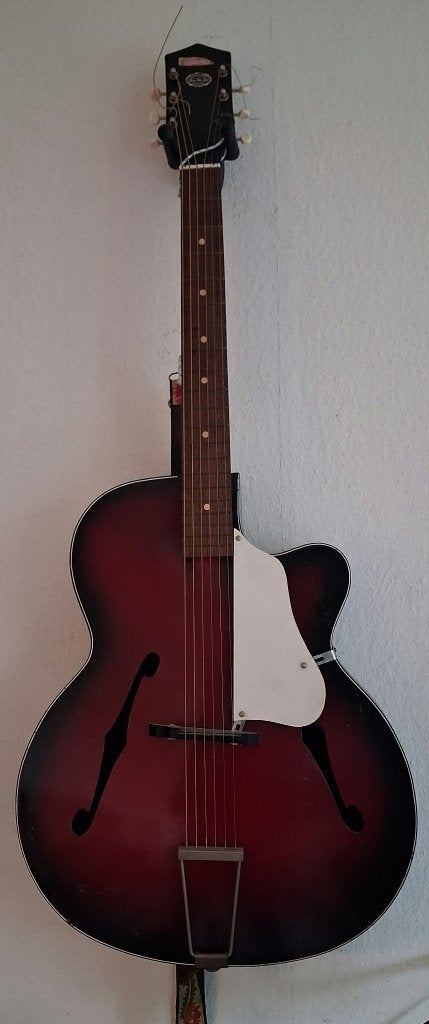 egmond gitaar, acoustisch  met cutaway, Muziek en Instrumenten, Ophalen, Gebruikt, Western- of Steelstringgitaar