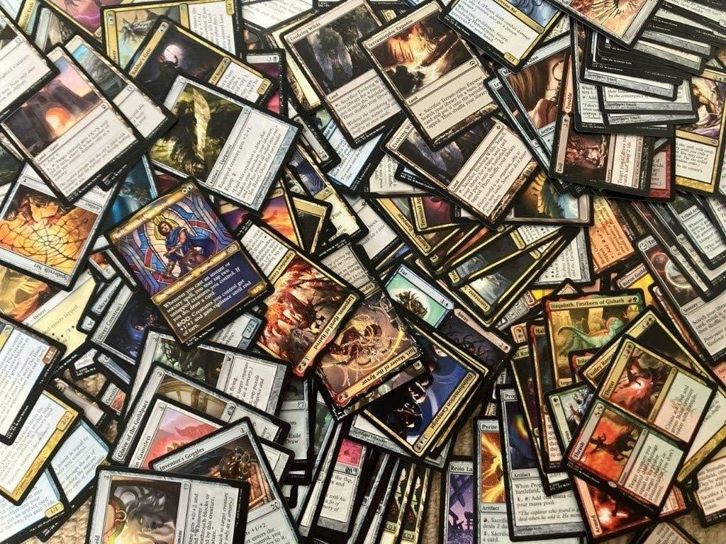 100 random magic kaarten, Ophalen of Verzenden, Zo goed als nieuw, Meerdere kaarten, Foil