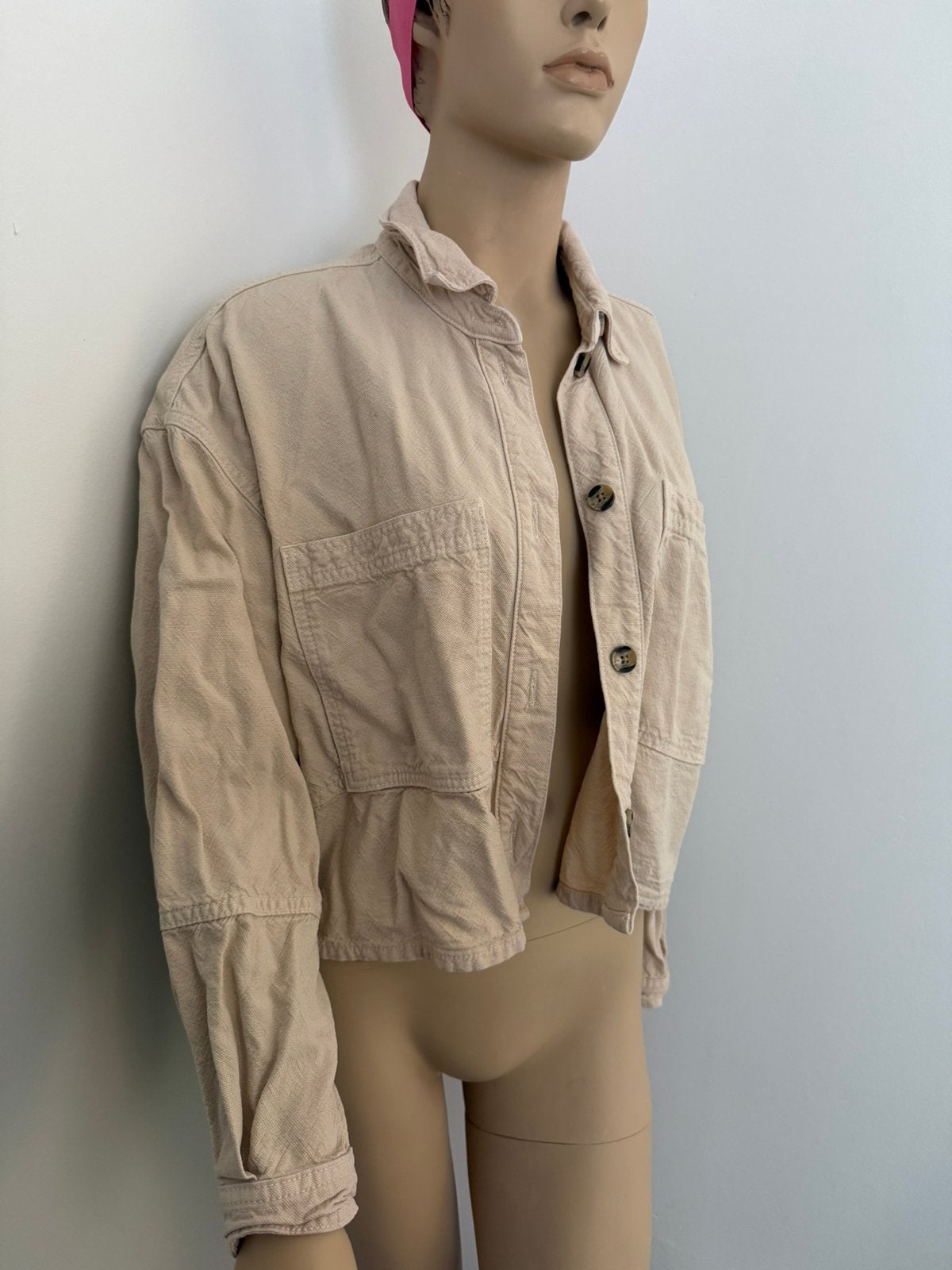 Sissy-boy jas jasje celia beige creme ecru xl kort, Kleding | Dames, Ophalen of Verzenden, Zo goed als nieuw, Maat 46/48 (XL) of groter