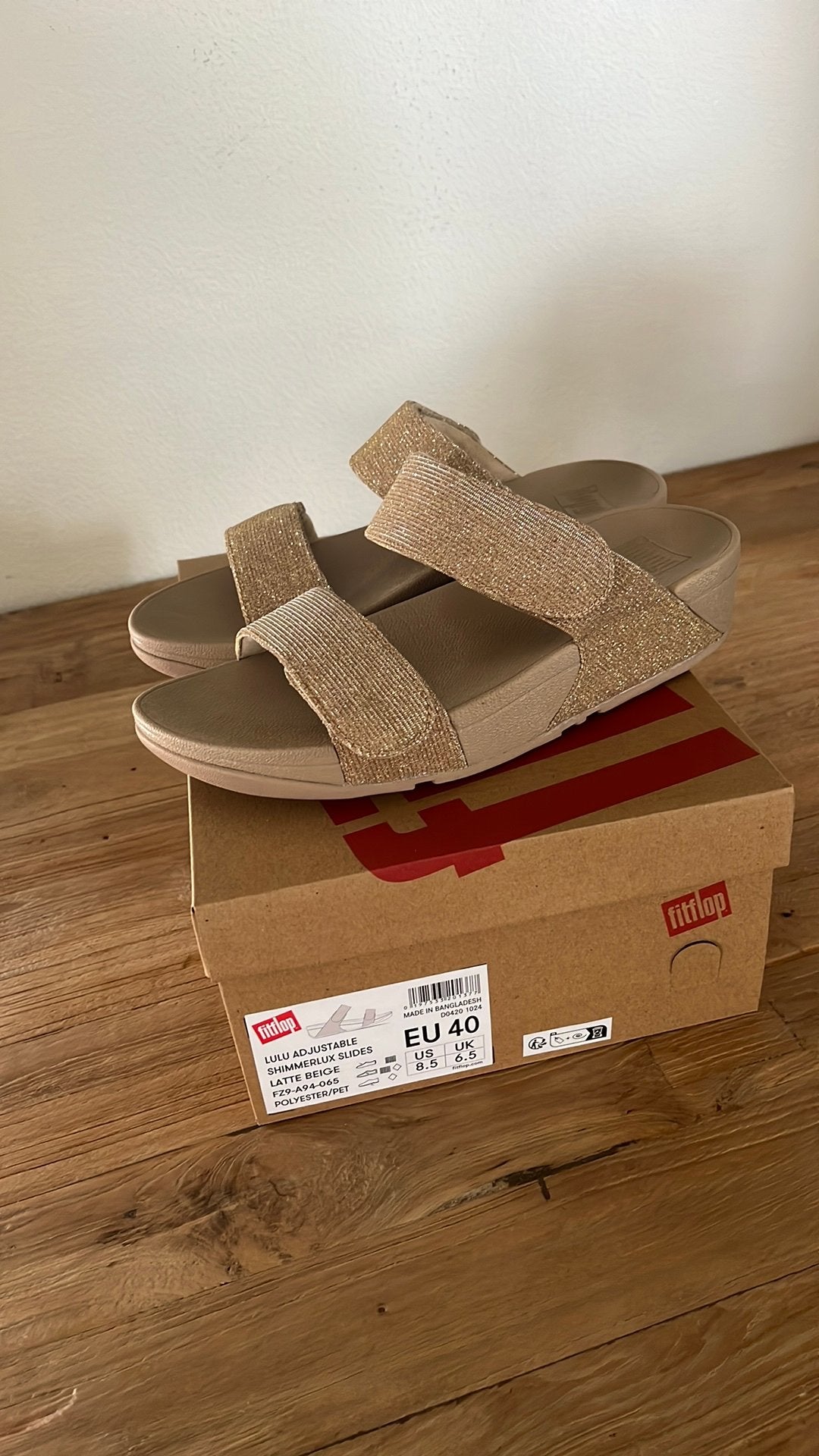 Fitflops 40 dames goudkleurig shimmerlux, Kleding | Dames, Schoenen, Overige kleuren, Nieuw, Ophalen of Verzenden, Sneakers of Gympen