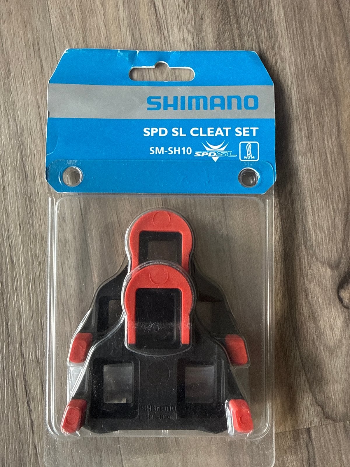 Nieuwe Shimano SPD SL Schoenplaatjes Rood (1x), Crankstel of Pedalen, Ophalen of Verzenden, Racefiets, Nieuw