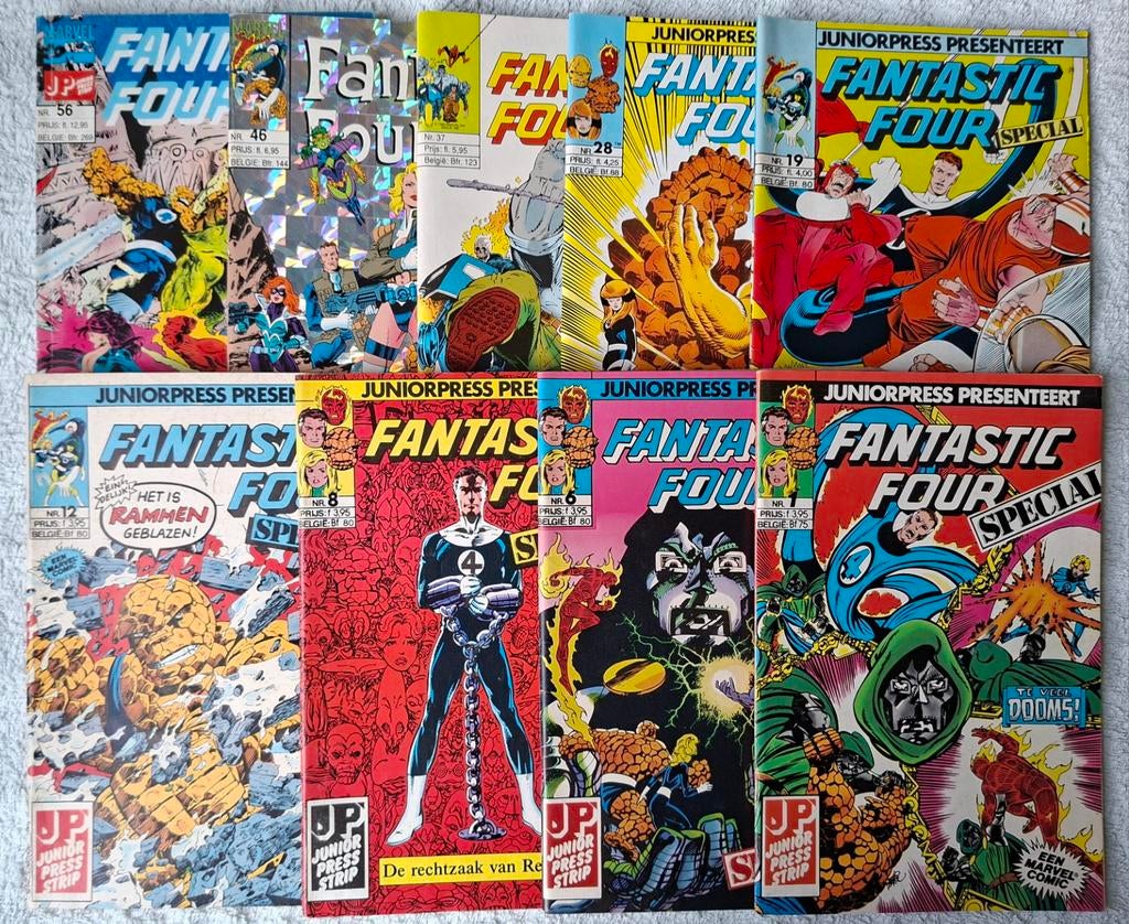 FANTASTIC FOUR SPECIAL. JUNIOR PRESS. 3 EURO PER STUK., Boeken, Strips | Comics, Meerdere comics, Ophalen of Verzenden, Gelezen