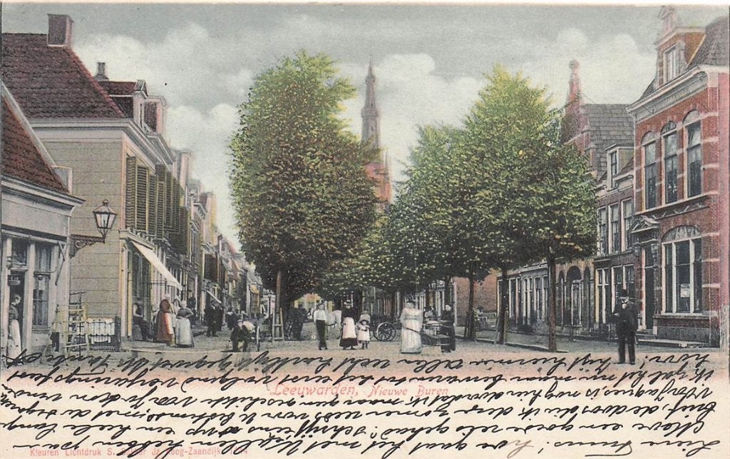 702-138-023 Leeuwarden Nieuwe Buren, Verzenden, Voor 1920, Friesland