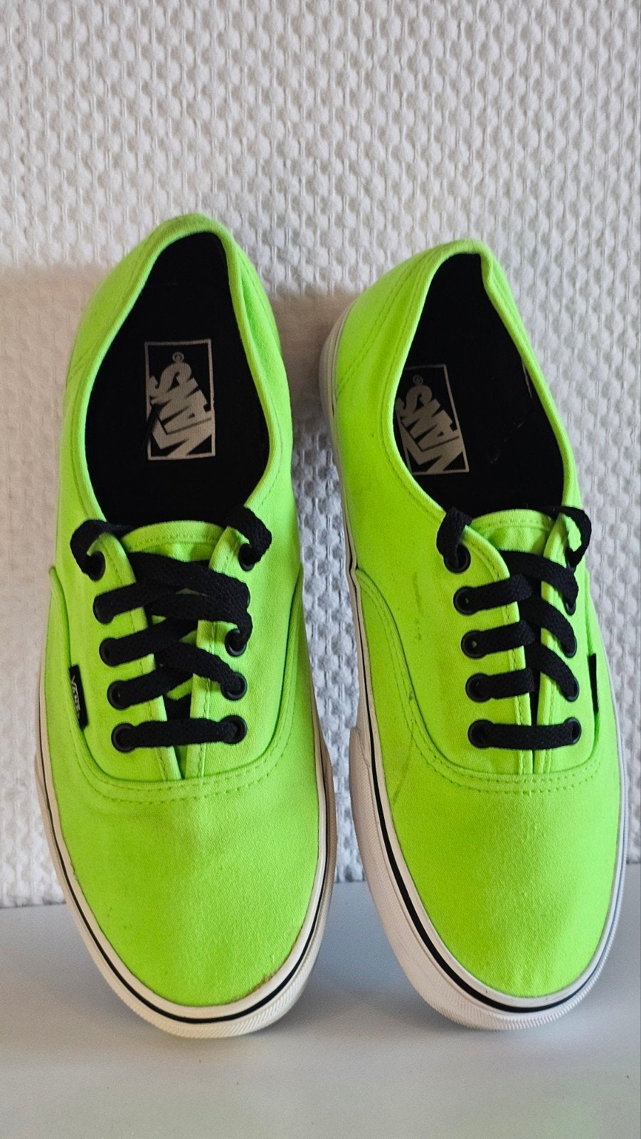 Vans Sneakers - Neon Groen - Maat US 9 (Heren) EU42.5, Ophalen of Verzenden, Espadrilles of Moccasins, Gedragen, Vans