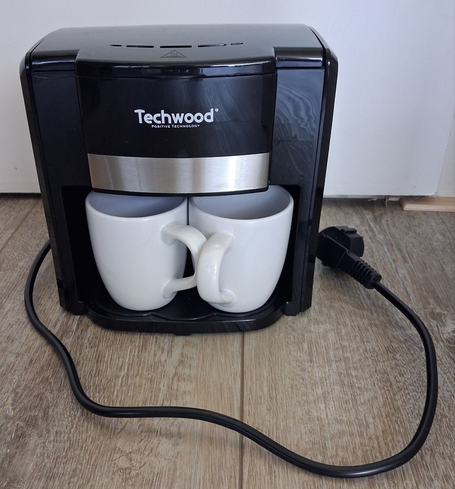 Techwood koffiezetapparaatje 2 kopjes, Ophalen of Verzenden, Zo goed als nieuw, Koffiemachine