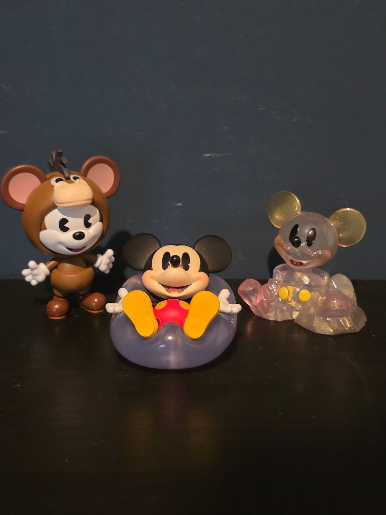 Disney Mickey Mouse Pop Mart figuren bundel 3 stuks, Verzamelen, Ophalen of Verzenden, Mickey Mouse, Zo goed als nieuw, Beeldje of Figuurtje