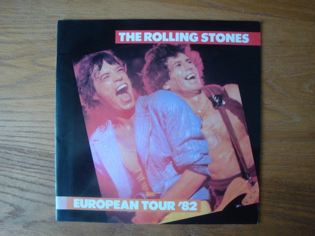 The Rolling Stones - European Tour '82 Programma Boek, Gelezen, Artiest, The Rolling Stones, Ophalen of Verzenden