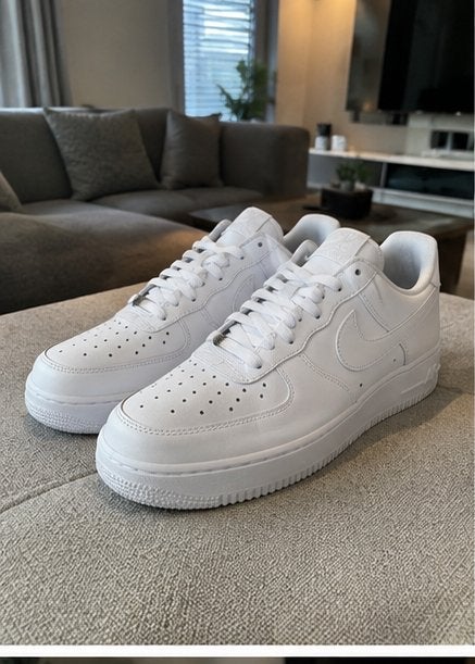 Nike Air Force 1 Low Witte Sneakers Maat 43, Kleding | Heren, Verzenden, Wit, Nieuw, Sneakers of Gympen