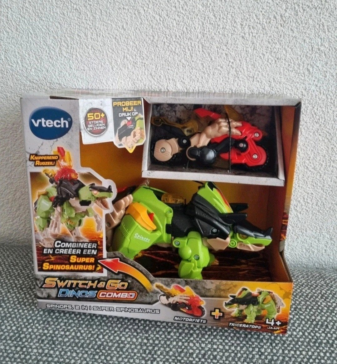VTech Switch & Go Dinos 2 in 1 Super Spinosaurus, Ophalen of Verzenden, Nieuw