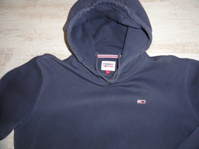Tommy Hilfiger hoodie  vest met capuchon maat S, Blauw, Tommy Hilfiger, Ophalen of Verzenden, Zo goed als nieuw