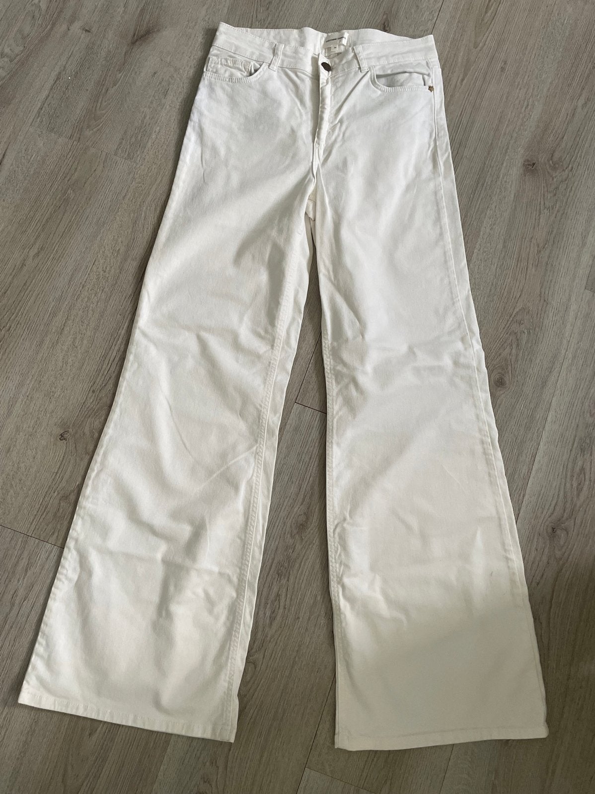 Fabienne Chapot - Witte Flared Broek - Maat 30, Maat 38/40 (M), Verzenden, Wit, Zo goed als nieuw