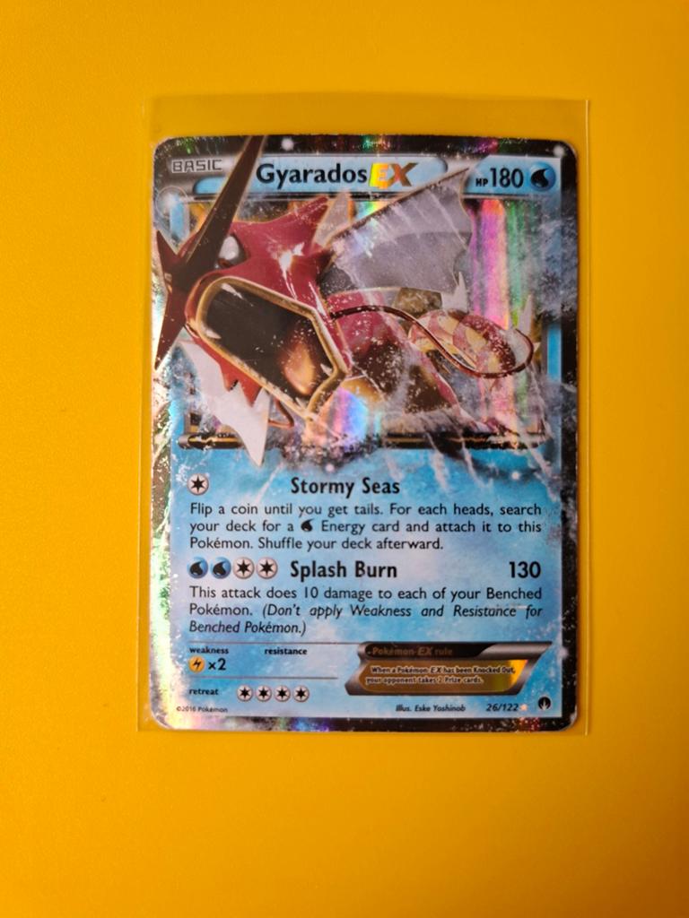 Gyarados, Pokemon, 26/122, Breakpoint, Verzenden, Zo goed als nieuw, Losse kaart, Foil