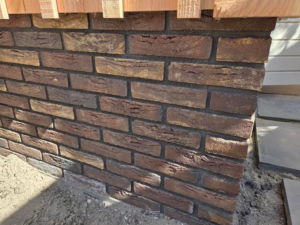 Waalformaat metselstenen - ruim 150 stuks (2m²), Doe-het-zelf en Verbouw, Metselstenen, Ophalen, Gebruikt, Bakstenen