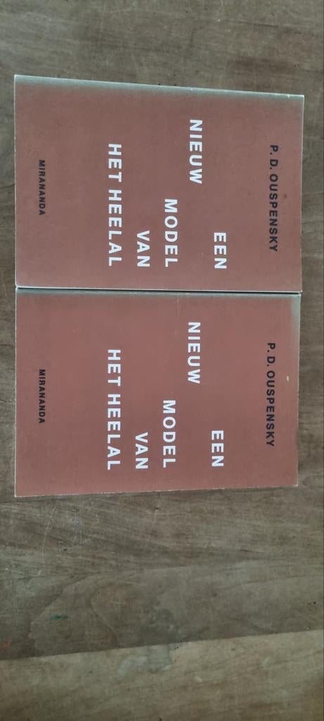 Een Nieuw Model van het Heelal - P.D. Ouspensky (2x), Boeken, Overige Boeken, Gelezen, Ophalen of Verzenden