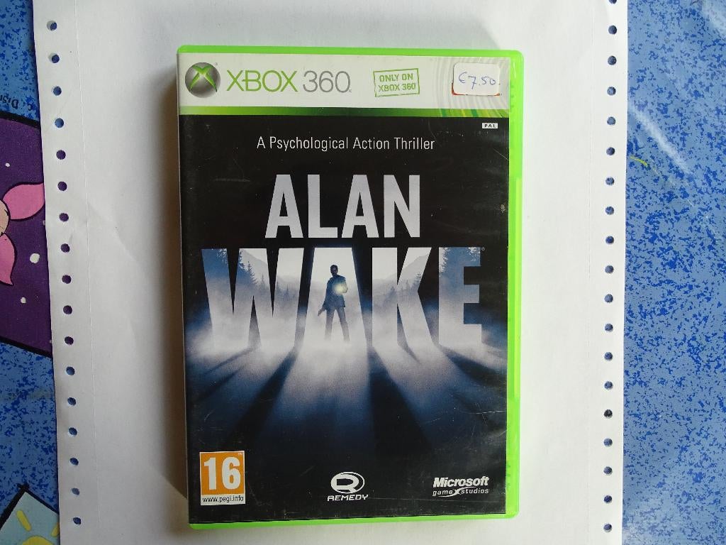 alan wake, Avontuur en Actie, Gebruikt, 1 speler, Eén computer