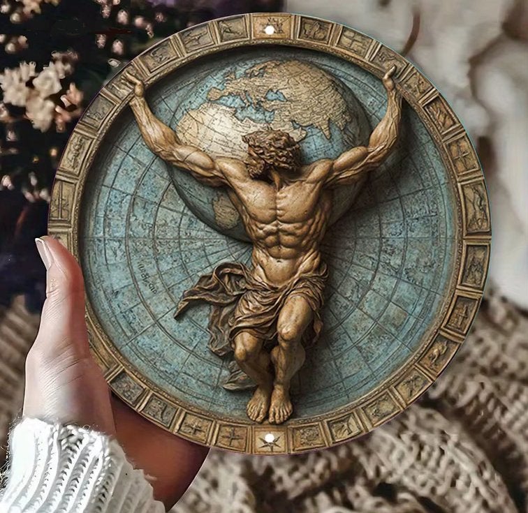 Atlas Wandplaat, Verzenden, Nieuw, Wandbord of Wandpaneel