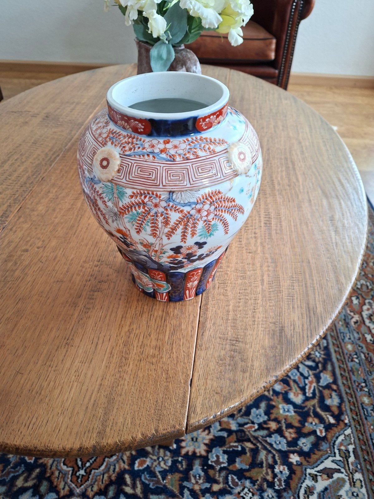 Antieke Japanse Imari porseleinen vaas. - Meiji periode., Ophalen of Verzenden