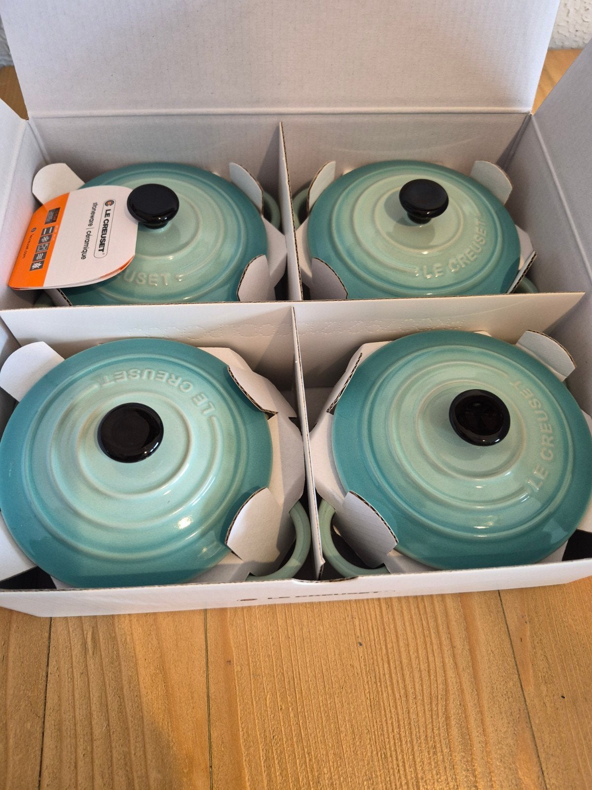 Le Creuset Mini Cocottes Set - 4 Stuks, Nieuw in Doos, Ophalen of Verzenden, Nieuw, Overige materialen, Pannenset
