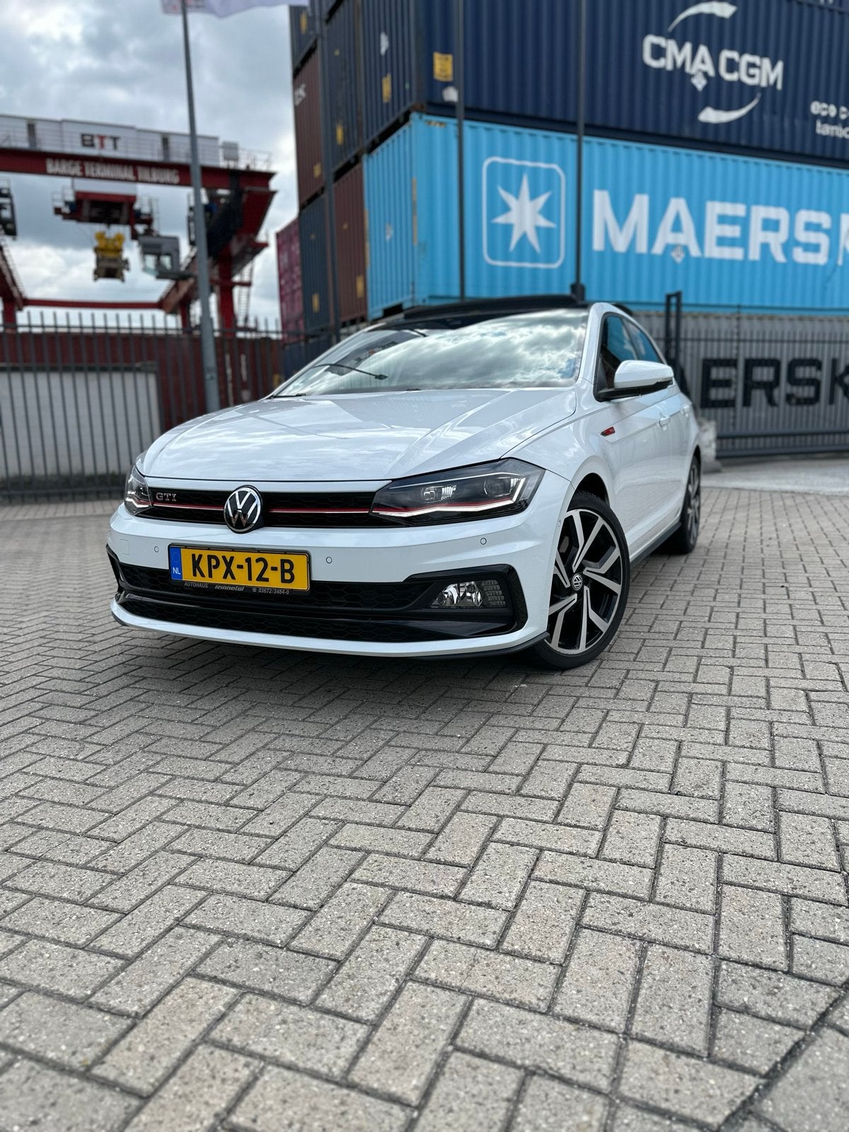 Polo GTI 2021 Full Option Pano Beats Stoelverwarming Keyles, Auto's, 1984 cc, Wit, 14 km/l, 1200 kg
