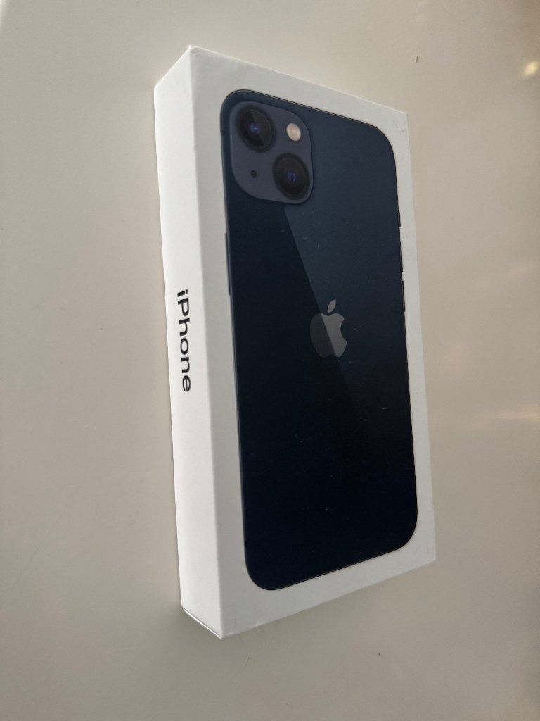 IPhone 13 128GB Midnight 1 garantie, 128 GB, Zwart, Nieuw, IPhone 13