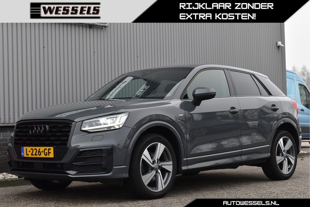 Audi Q2 35 TFSI Pro Line S-Line adaptive cruise, Trekhaak, S, Auto's, Audi, 4 cilinders, 150 pk, Leder en Stof, Bedrijf