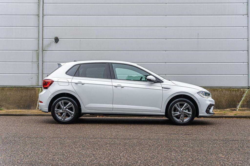 Volkswagen Polo 1.0 TSI 95pk DSG R-Line Edition | Navigatie, 12 maanden, Stof, 95 pk, Wit