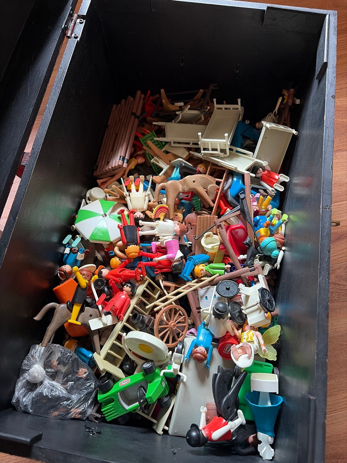 Grote partij Playmobil met Fort Union en voertuigen, Ophalen, Gebruikt, Jongen of Meisje