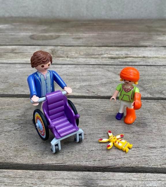 Playmobil 6663 kind in rolstoel, Ophalen of Verzenden, Zo goed als nieuw