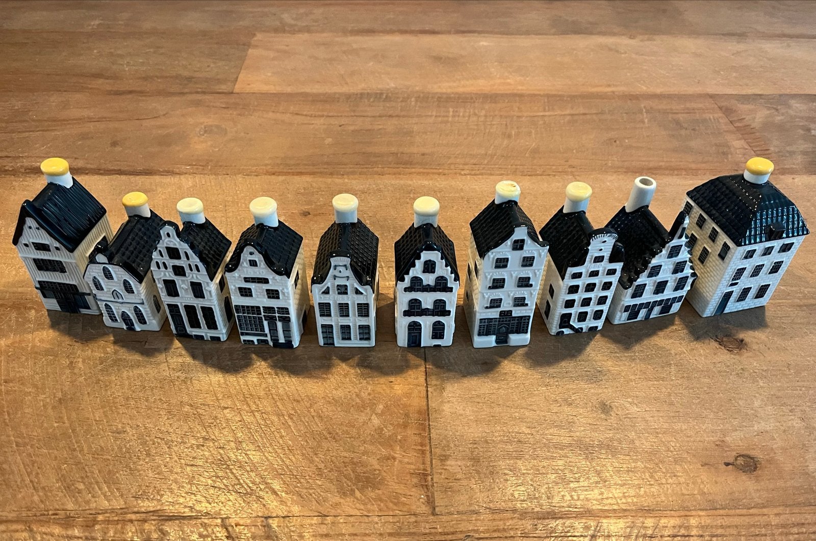 KLM huisjes Bols - Set van 10, Ophalen of Verzenden, Zo goed als nieuw
