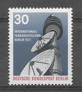 Duitsland - Berlijn 1971  Schotelantennes, Verzenden, BRD, Postfris
