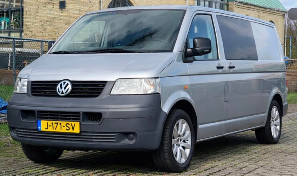 VW Transporter T5 2.5 TDI Camper / Werkbus / Youngtimer, Caravans en Kamperen, Campers, Buscamper of Camperbus, Volkswagen, Tot en met 3