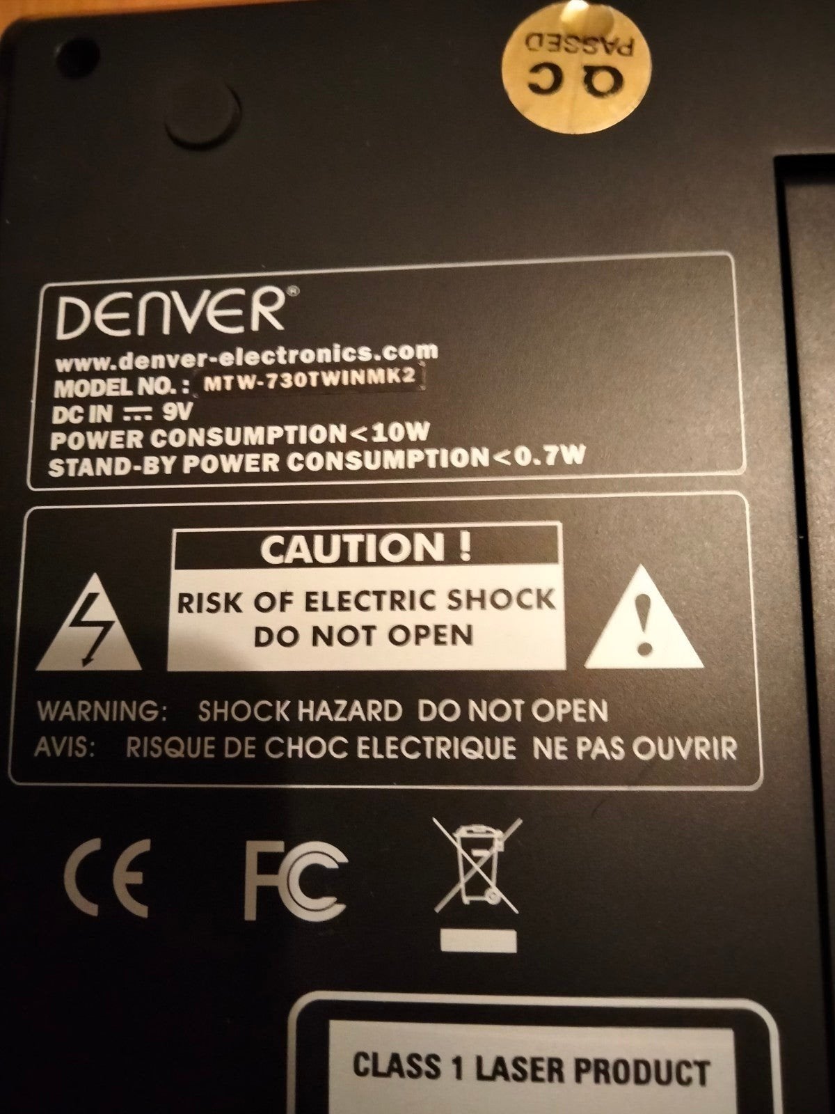 Denver DVD speler met 2 schermen voor in de auto, Gebruikt, Draagbaar, Ophalen, Overige merken