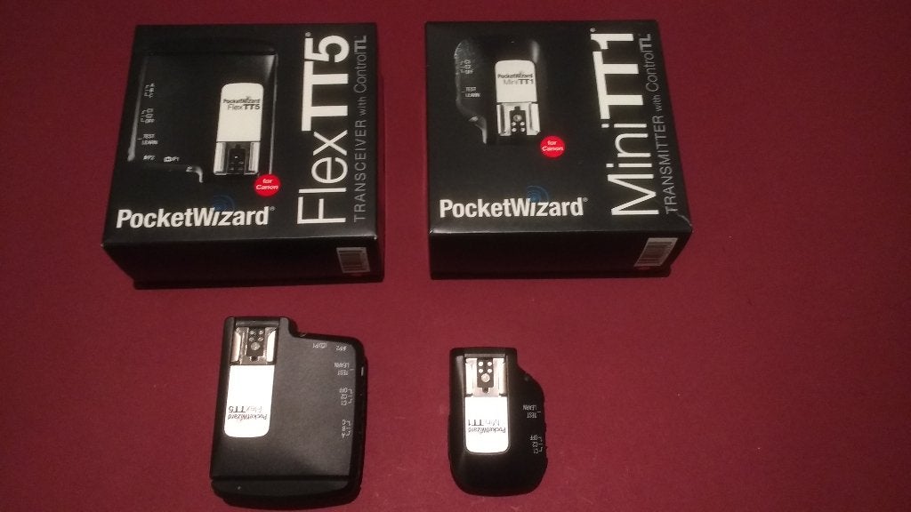Pocketwizard mini TT1 flexTT5 Canon remote flash trigger, Verzenden, Zo goed als nieuw, Canon