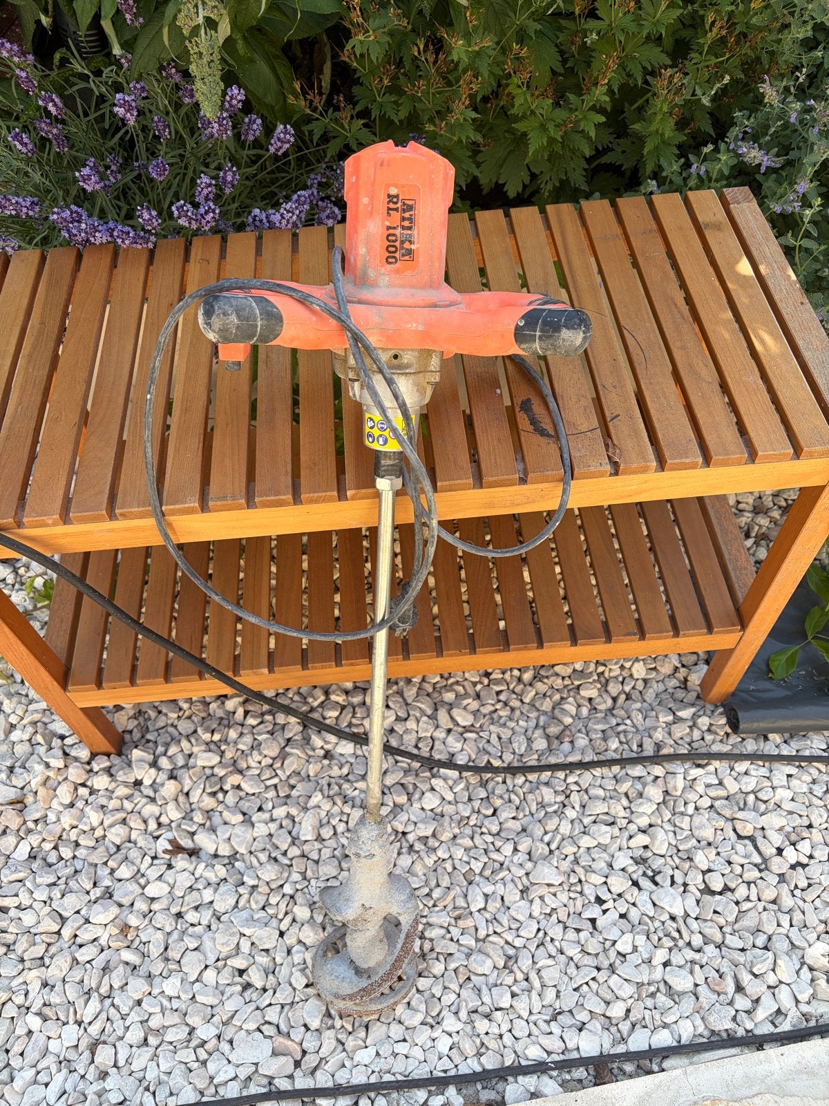 ATIKA RL 1000 mortelmixer / betonmixer – weinig gebruikt, Ophalen, Gebruikt