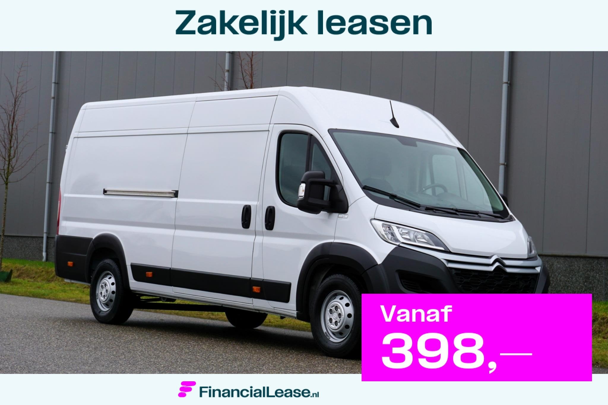 Citroen Jumper 2.2 BlueHDi 165 L4H2 Zwaar 3.5t 1e eigenaar |, Voorwielaandrijving, Stof, Gebruikt, Euro 6