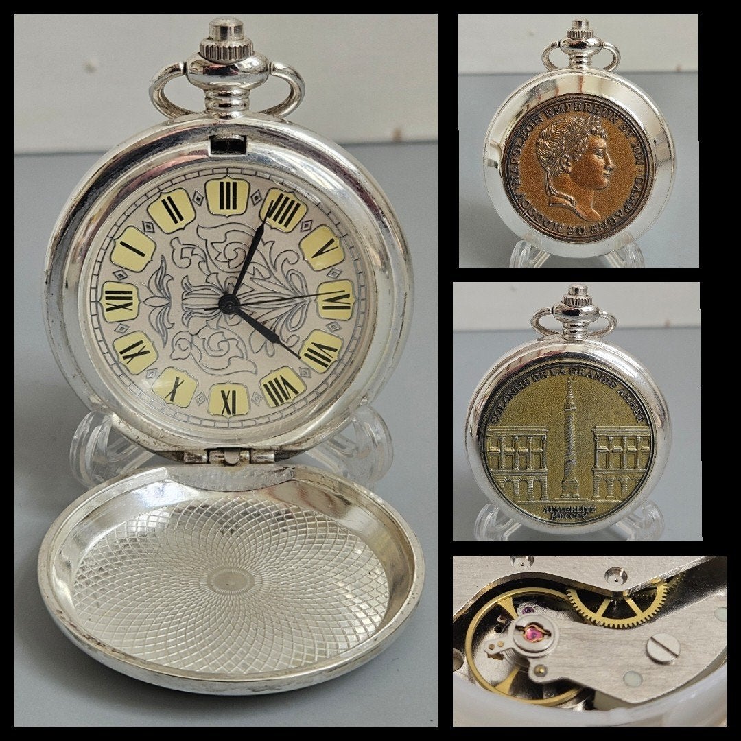 Heren zakhorloge met ankergang uurwerk,  Napoleon, Ophalen of Verzenden