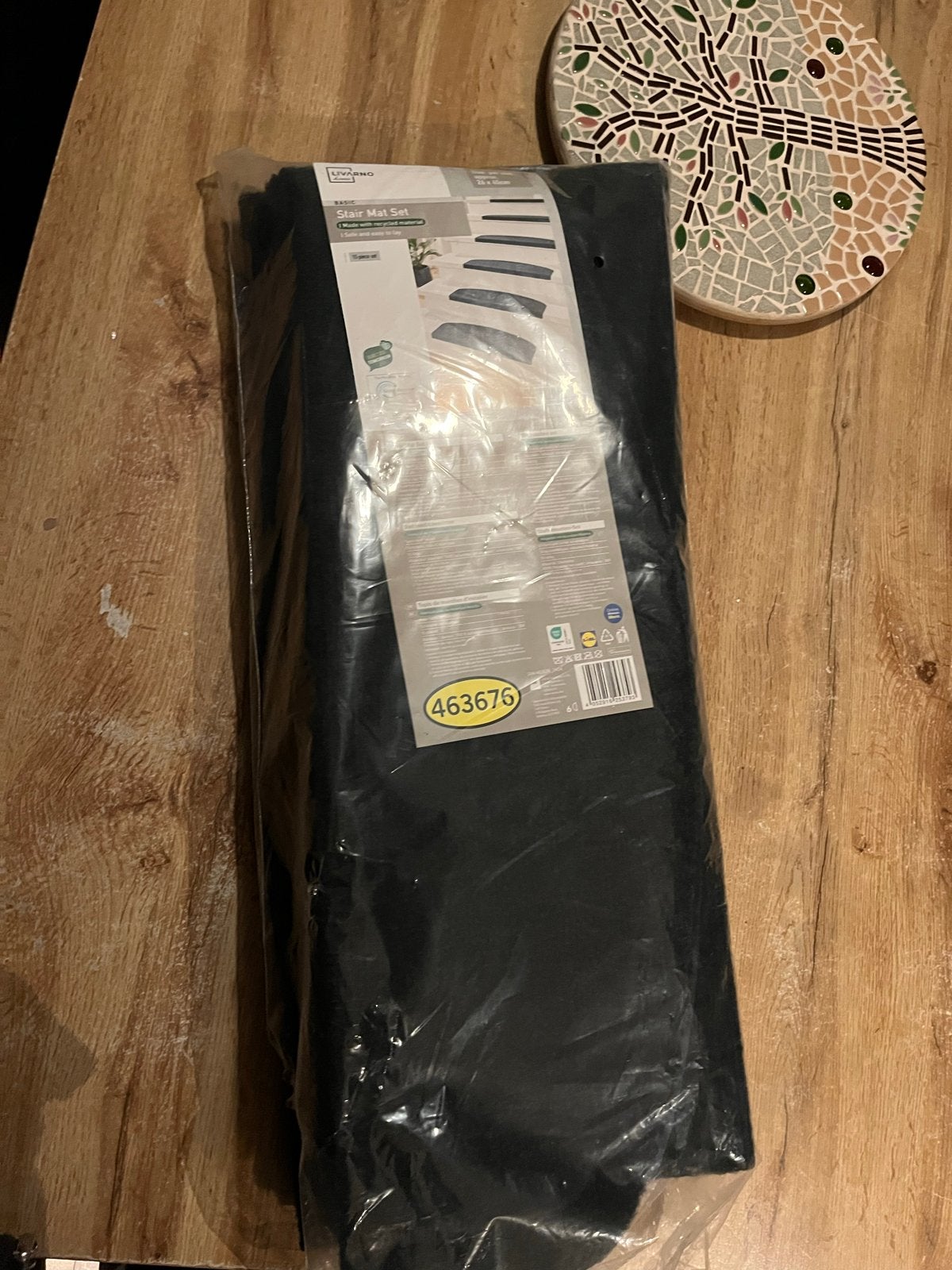 LIVARNO HOME Trapmatten set - Zwart, 15 stuks, Zwart, Nieuw, Ophalen of Verzenden, Minder dan 5 m²