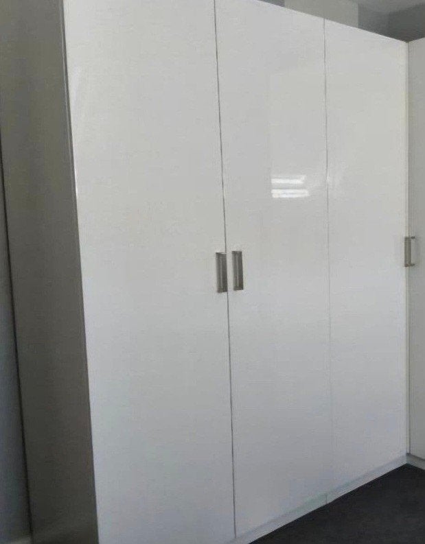 3 IKEA Fardal deuren 201 cm hoog, hoogglans wit voor PAX kas, Ophalen, Gebruikt, 200 cm of meer, 50 tot 100 cm