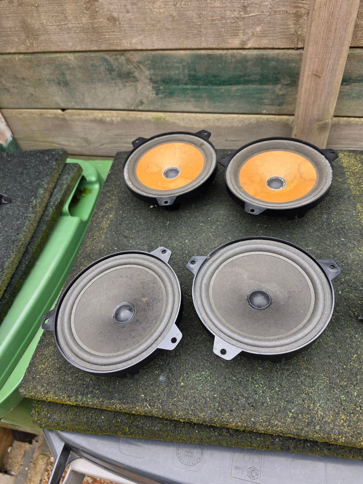 complete speakerset uit een bmw e46 sedan, Auto diversen, Ophalen, Gebruikt