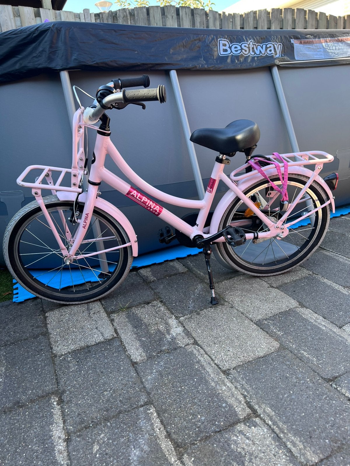 Alpina Cargo 18 inch kinderfiets, Ophalen, Terugtraprem, Gebruikt, Handrem