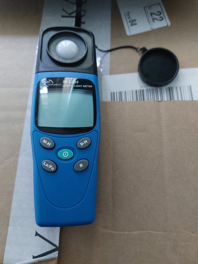 Digitale Luxmeter / Lichtmeter - Nieuwstaat, Ophalen of Verzenden, Zo goed als nieuw, Licht